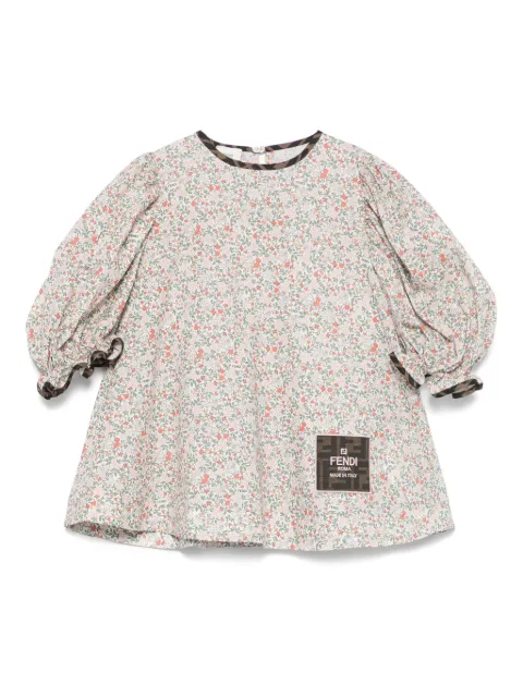 Fendi Kids floral-print blouse 
