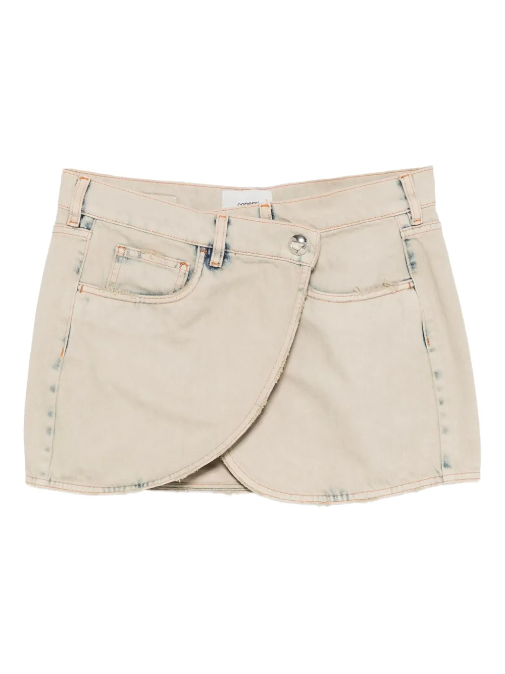 Coperni asymmetric mini skirt | Grey | Image 1