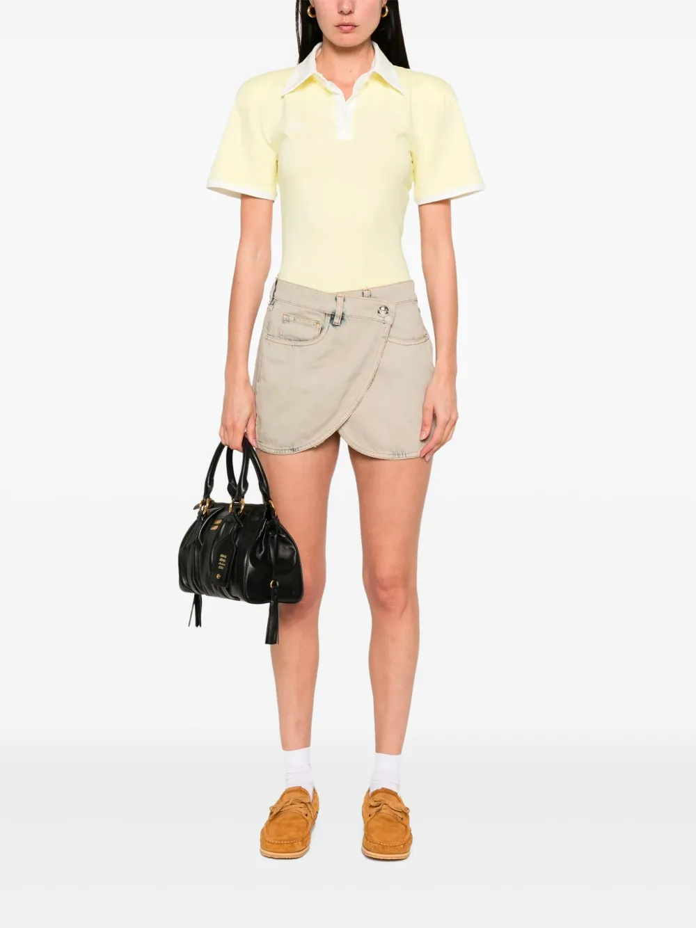 Coperni asymmetric mini skirt | Straight Skirts | Image 2