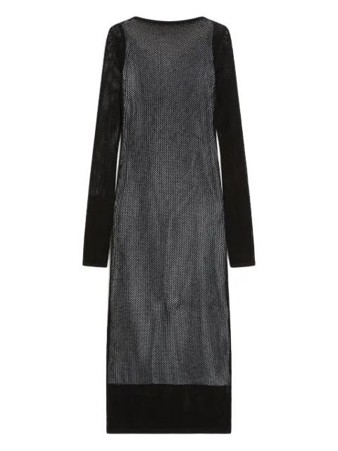 Sportmax فستان شبك بأكمام طويلة