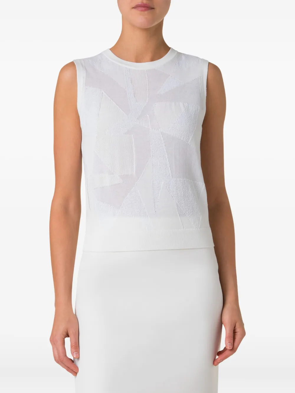 Akris patchwork-knit vest | Vests & Tank Tops | Image 2