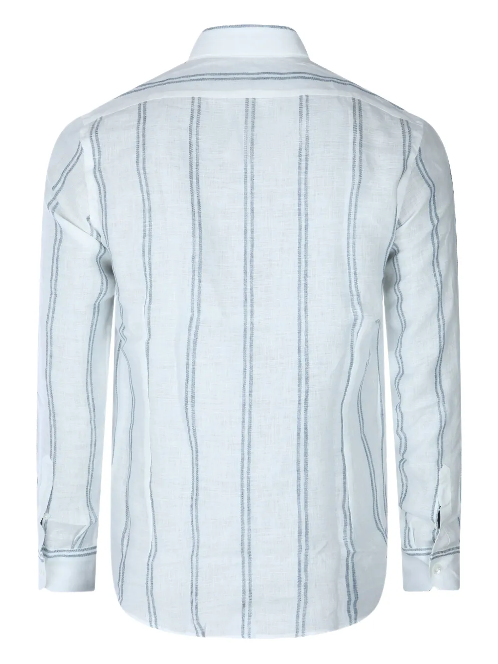 Eleventy striped shirt - Blauw