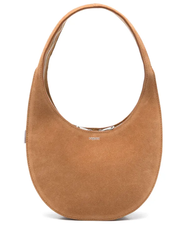 Coperni Small Suede Shoulder Bag in Brown