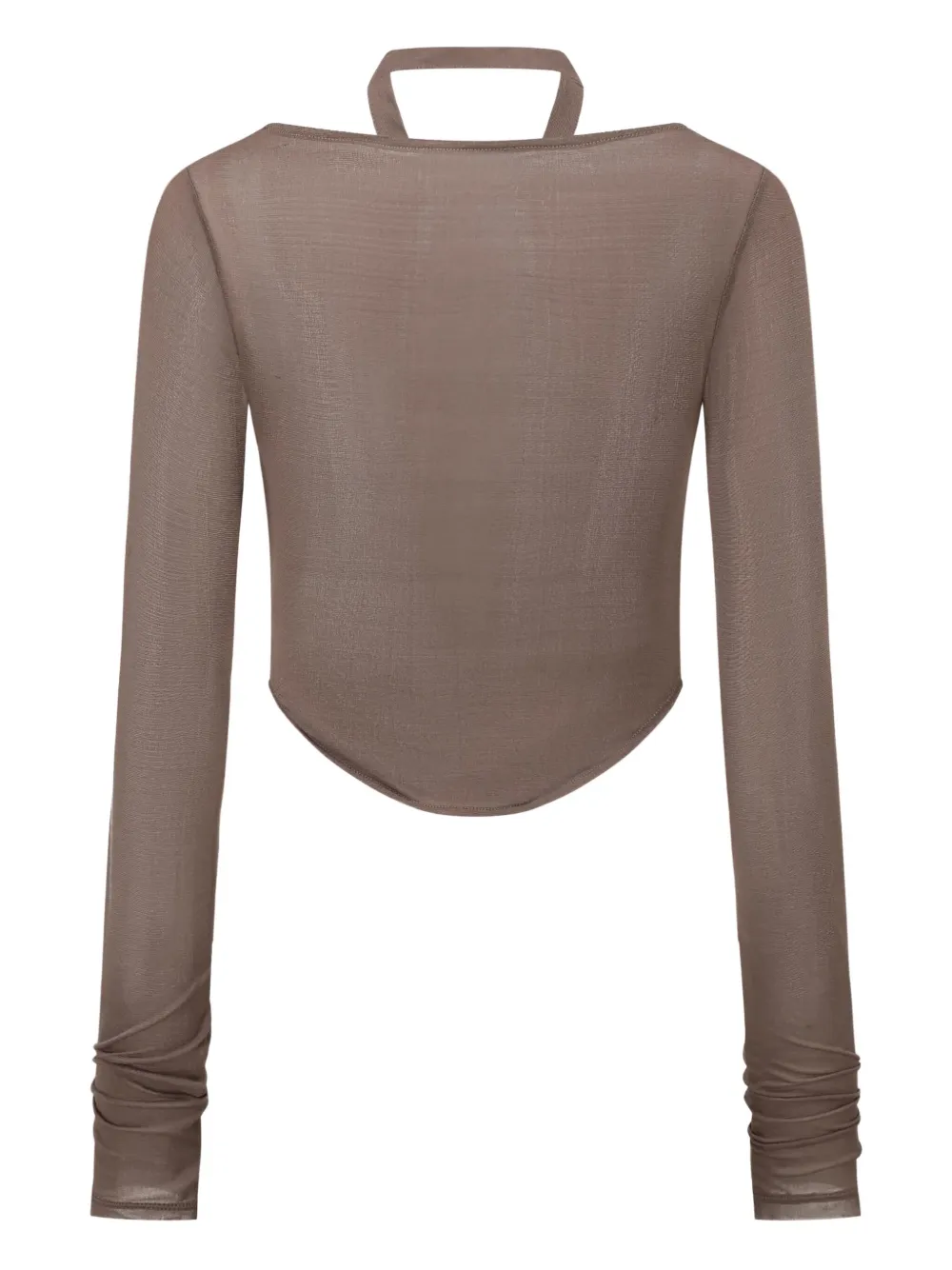 OUDE WAAG halterneck shirt - Grijs