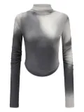OUDE WAAG tie-dye top - Grey