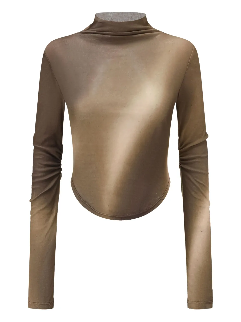 OUDE WAAG tie-dye top | Brown | Image 1