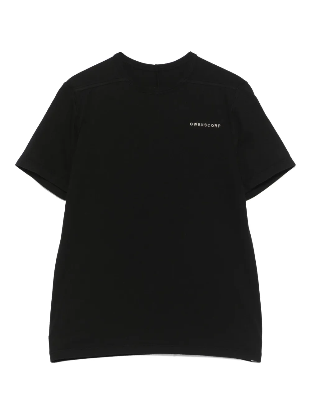 Rick Owens Kids T-shirt met geborduurd logo Zwart