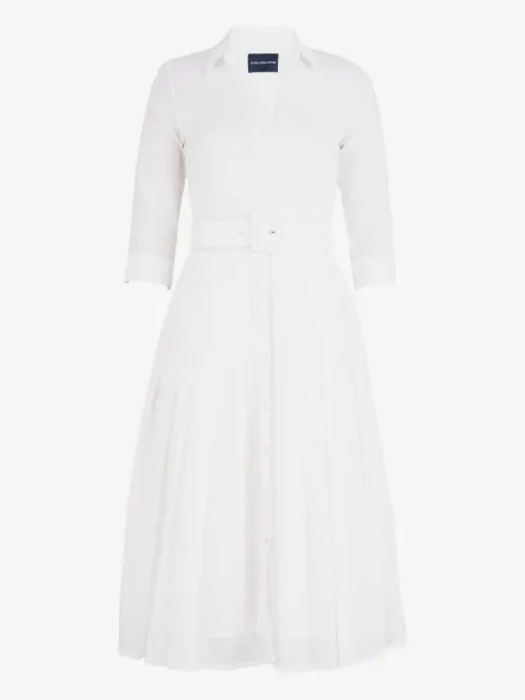 Samantha Sung Audrey belted shirt dress