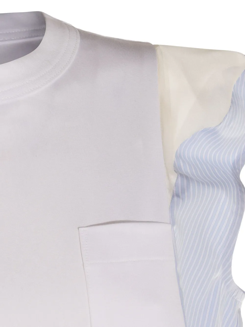 sacai Katoenen jurk Wit