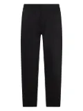 Laminar rear elasticated-waist trousers - Black