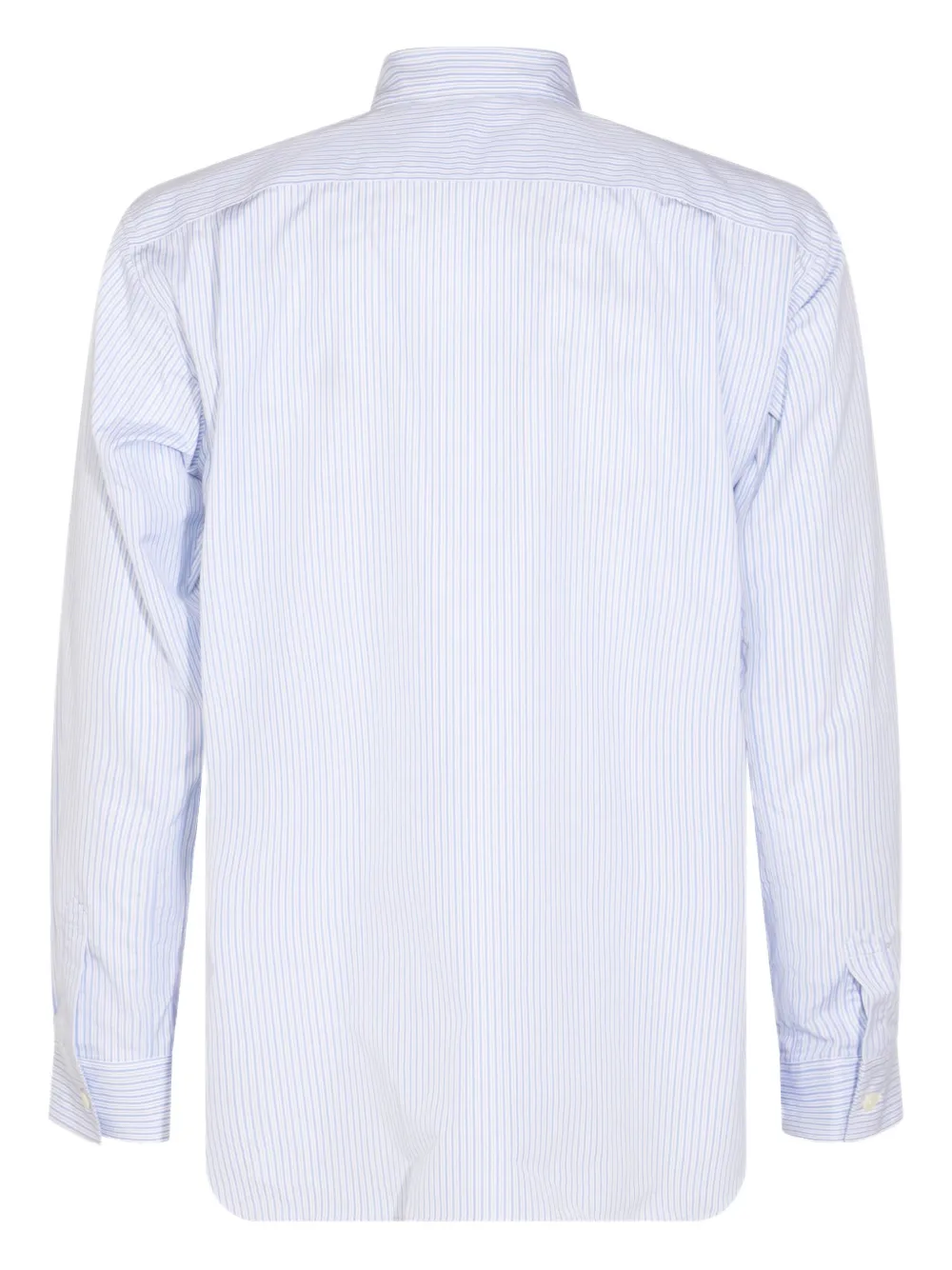 Comme des Garçons Homme patchwork shirt - Blauw