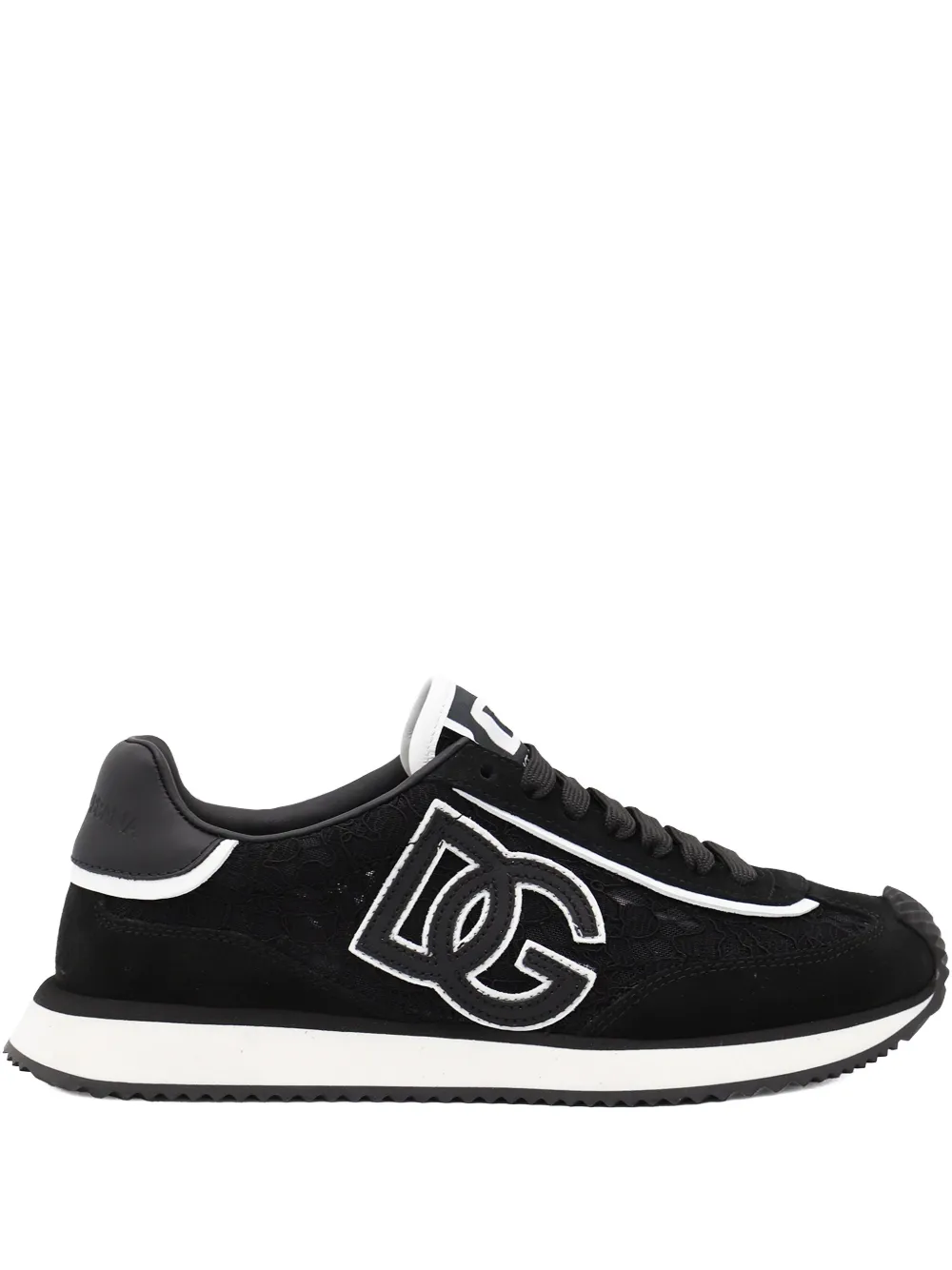 Dolce & Gabbana logo-patch sneakers - ブラック Dolce & Gabbana logo-patch sneakers - ブラック