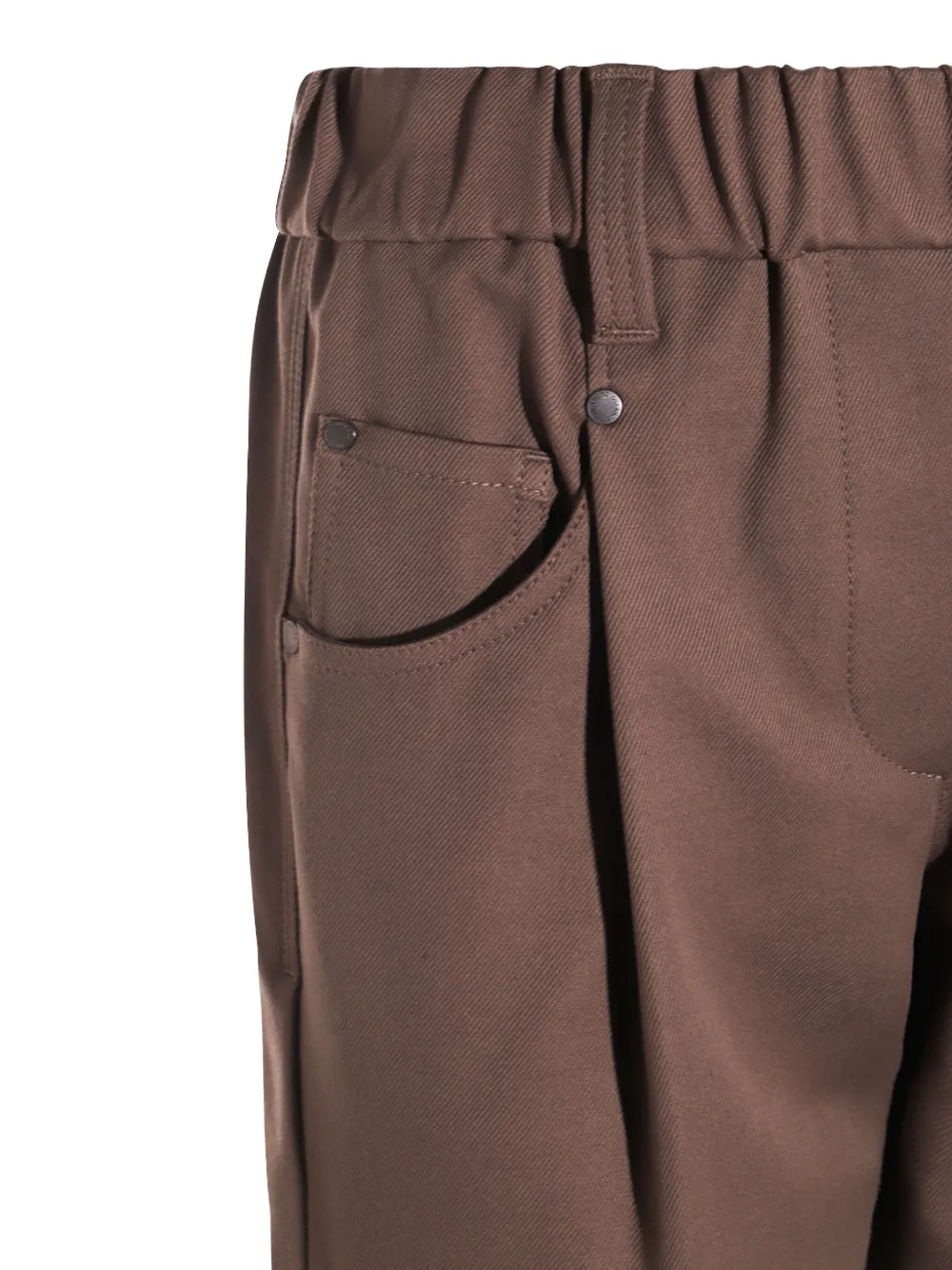Brunello Cucinelli Plooibroek Bruin
