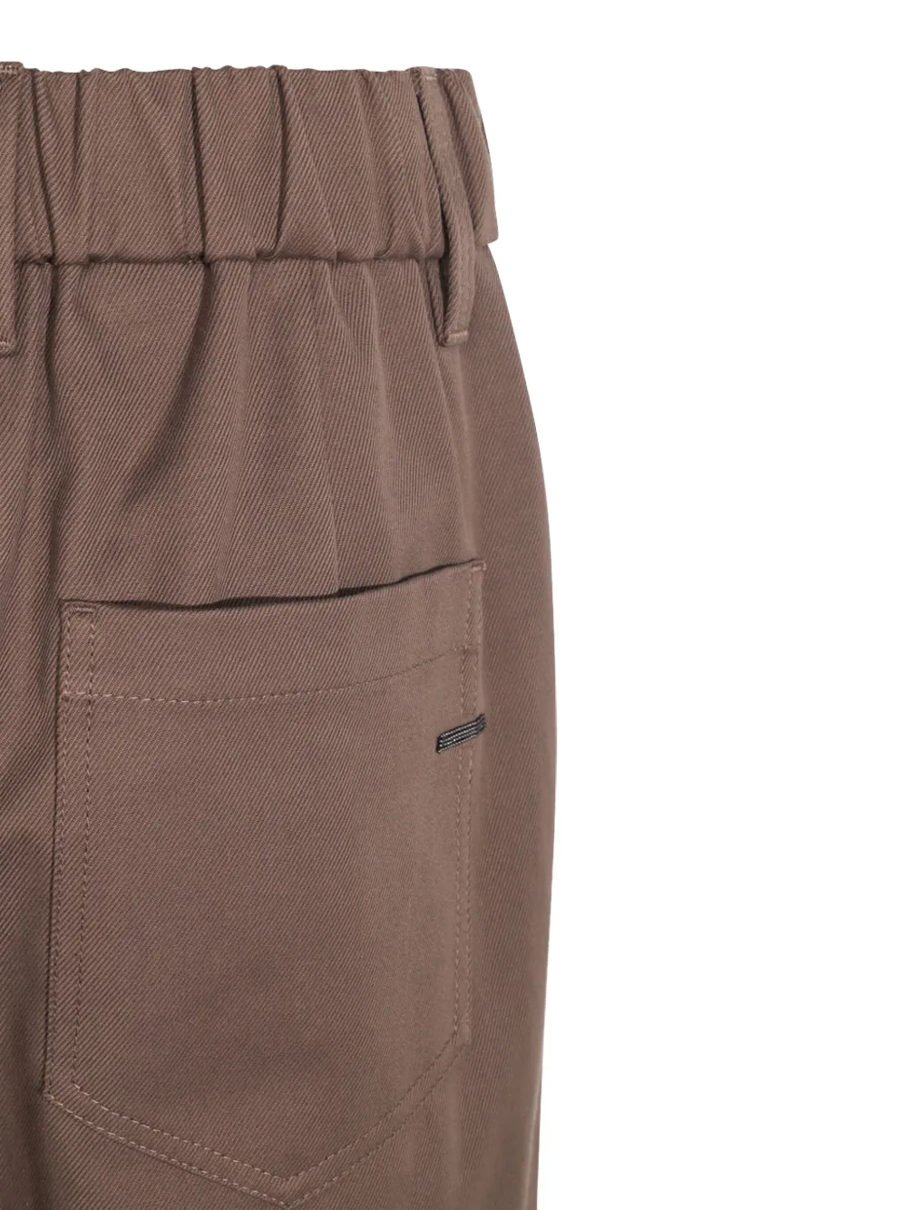 Brunello Cucinelli Plooibroek Bruin