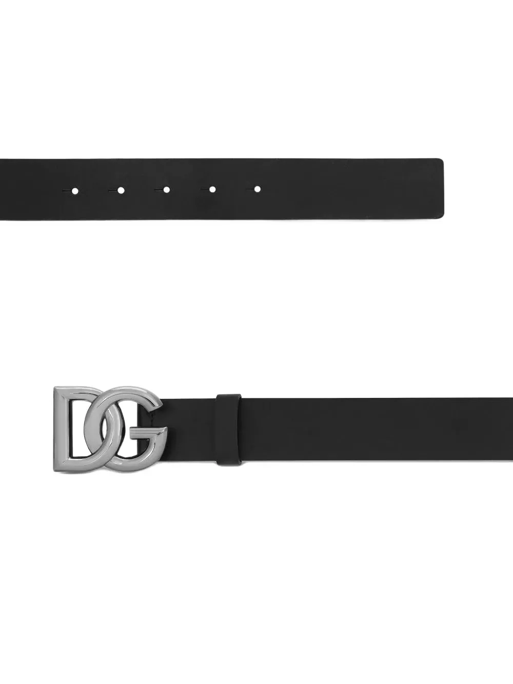 Dolce & Gabbana DG-logo belt - Zwart