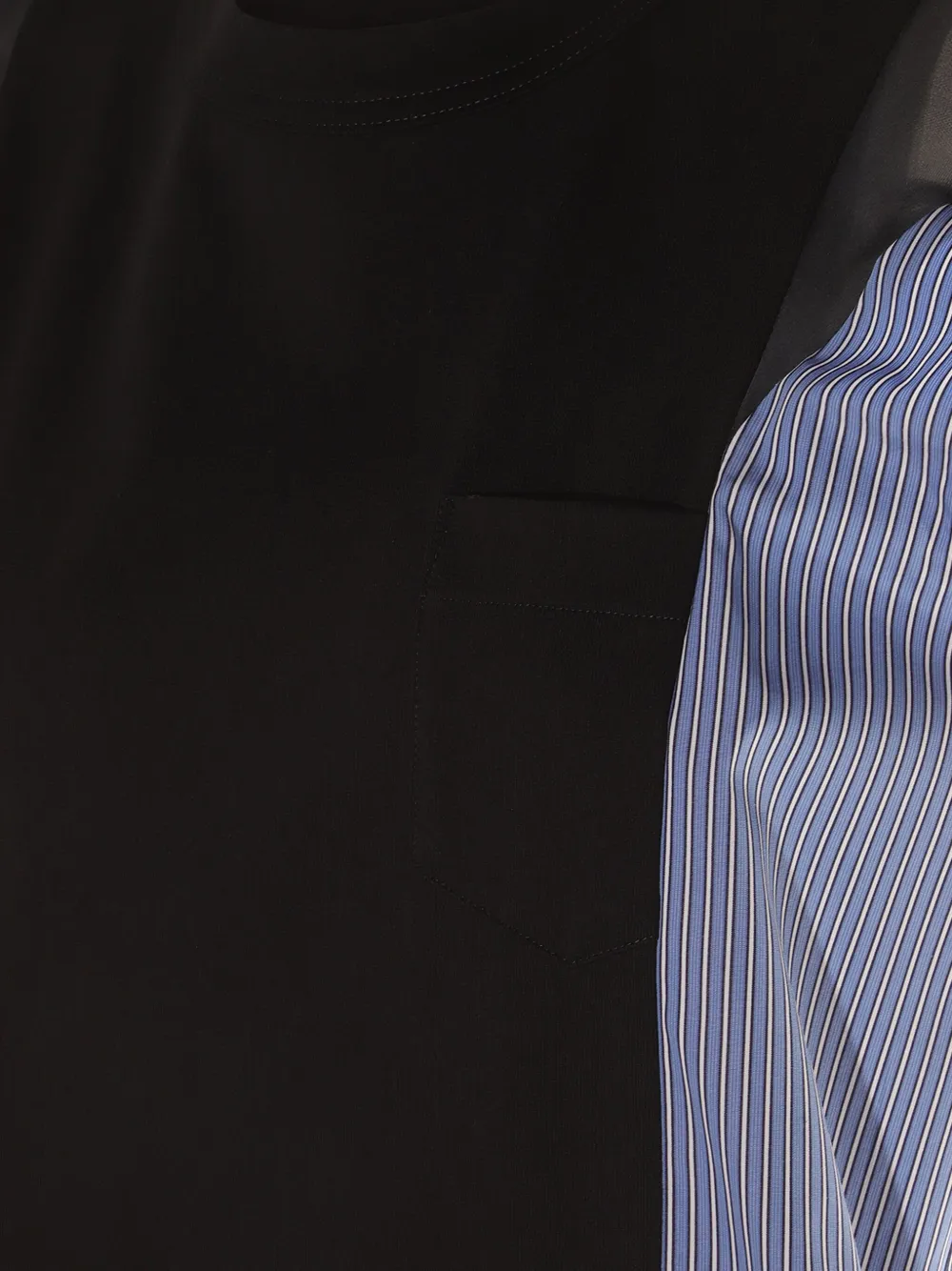 sacai Katoenen jurk Blauw