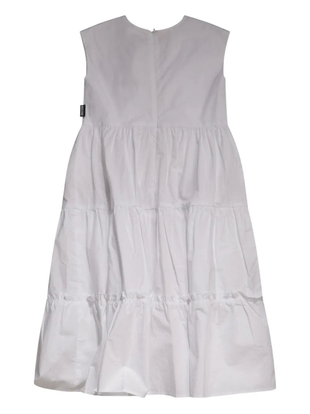 Moschino Kids Jurk met Teddy Bear-applicatie Wit