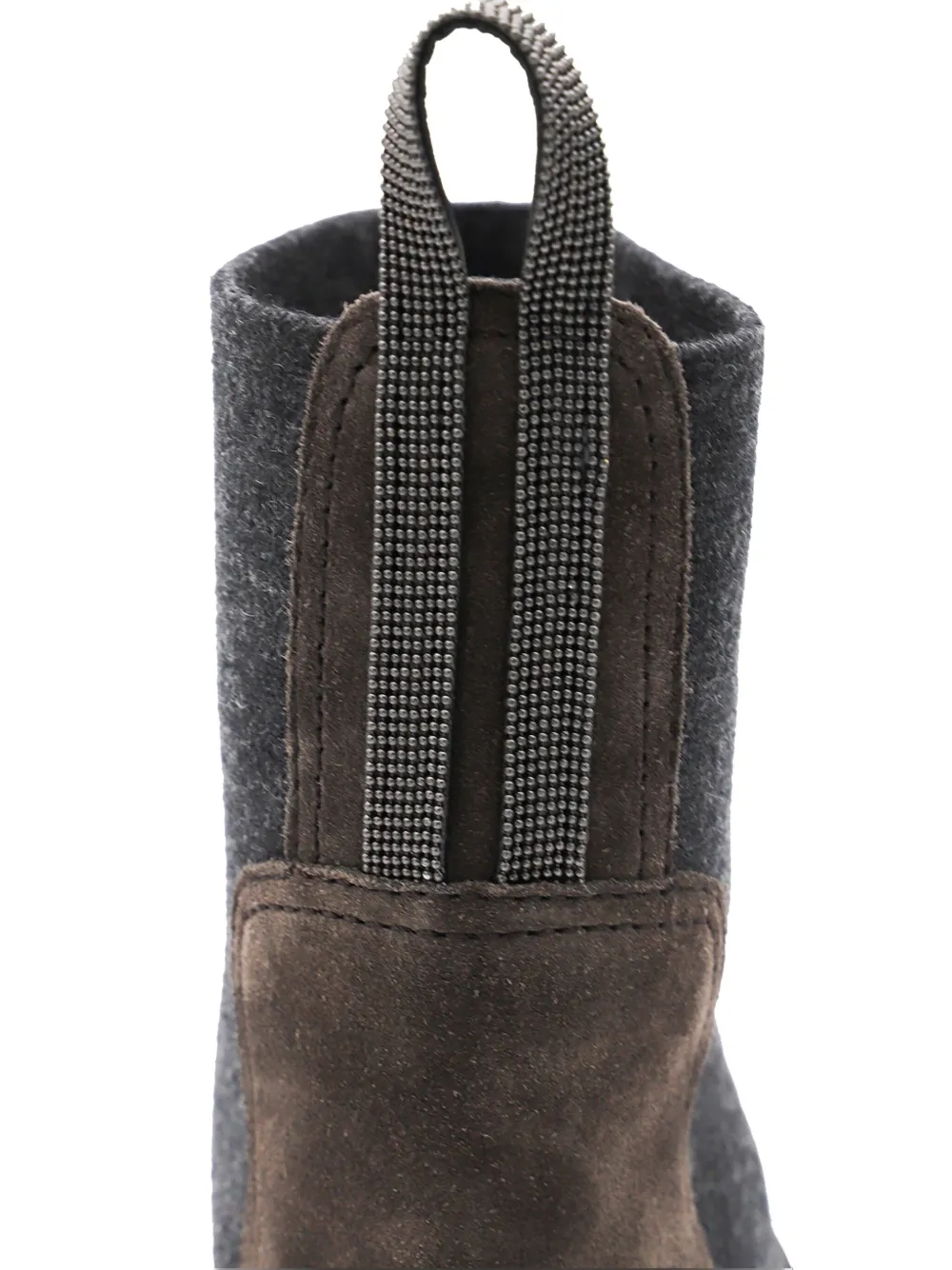 Brunello Cucinelli suede Chelsea boots Brown