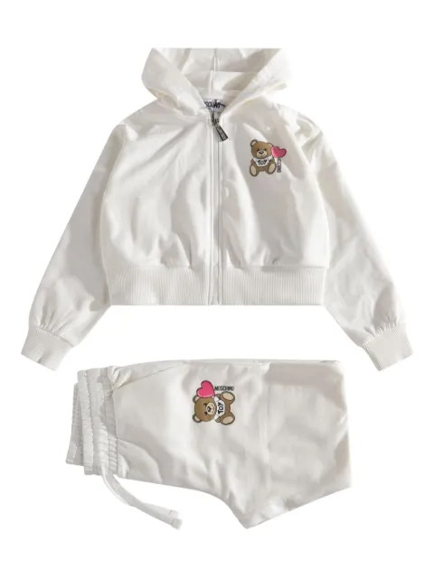 Moschino Kids hooded sweatsuit