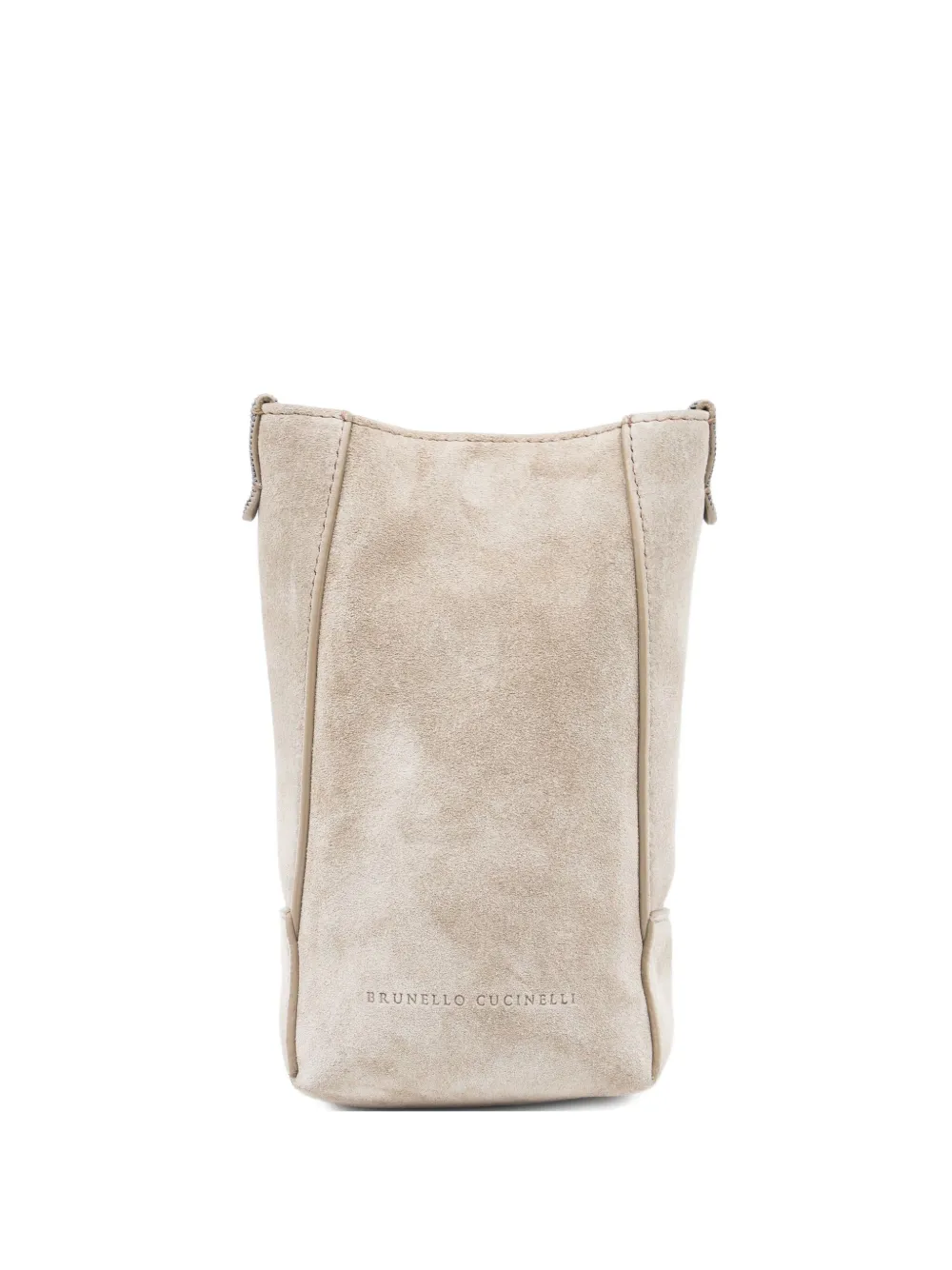 Brunello Cucinelli suede shoulder bag - ニュートラル Brunello Cucinelli suede shoulder bag - ニュートラル