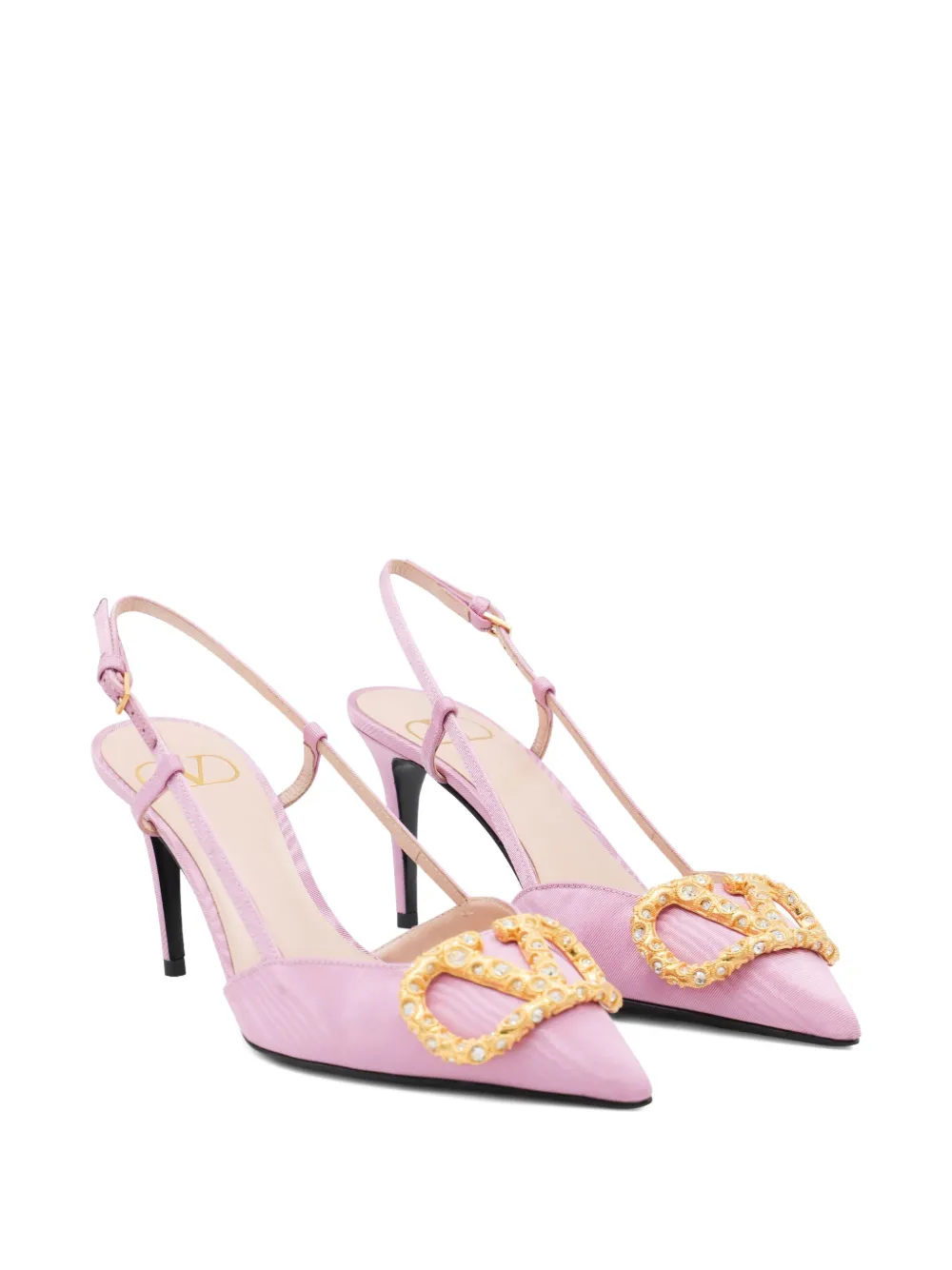 Valentino Garavani 80mm VLogo Signature pumps - Roze