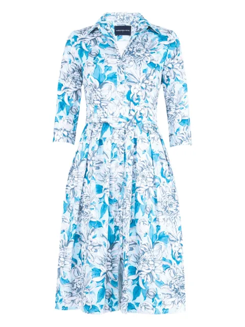 Samantha Sung Audrey floral-print midi dress