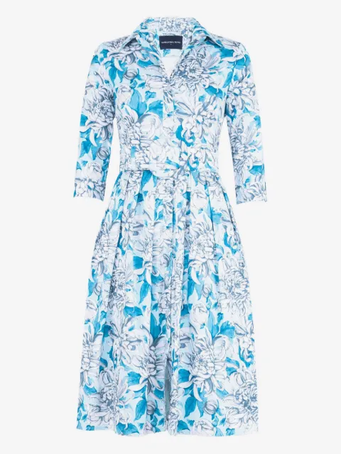 Samantha Sung Audrey floral-print midi dress