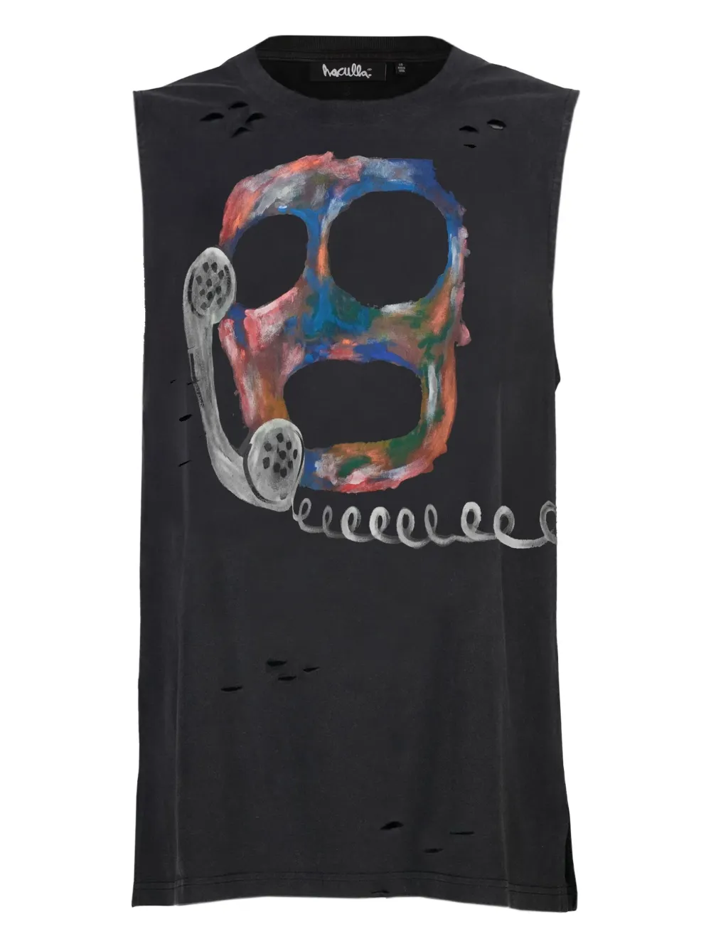 Haculla Call Your Dealer graphic-skull top | negro | Image 1
