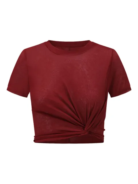 OUDE WAAG twist-detailed T-shirt