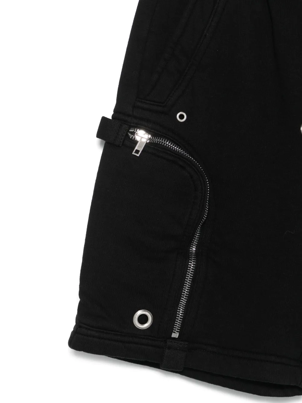 Rick Owens Kids Shorts met trekkoordtaille Zwart