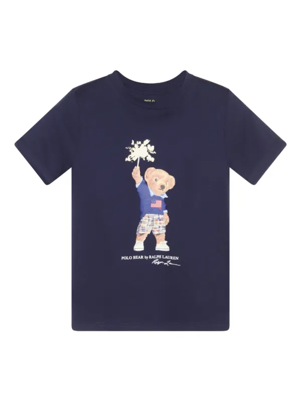 POLOラルフローレン KIDS ボーイズ160cm　ポロベア Tシャツ POLO RALPH LAUREN KIDS ポロベア Tシャツ | ブルー | FARFETCH JP