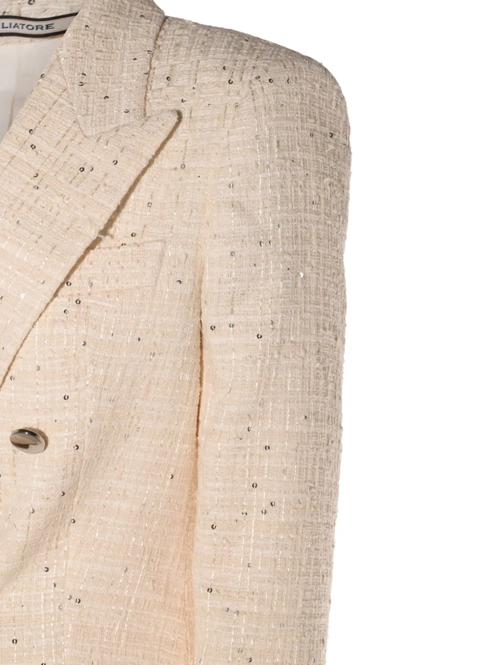 Tagliatore Blazer met enkele rij knopen Beige