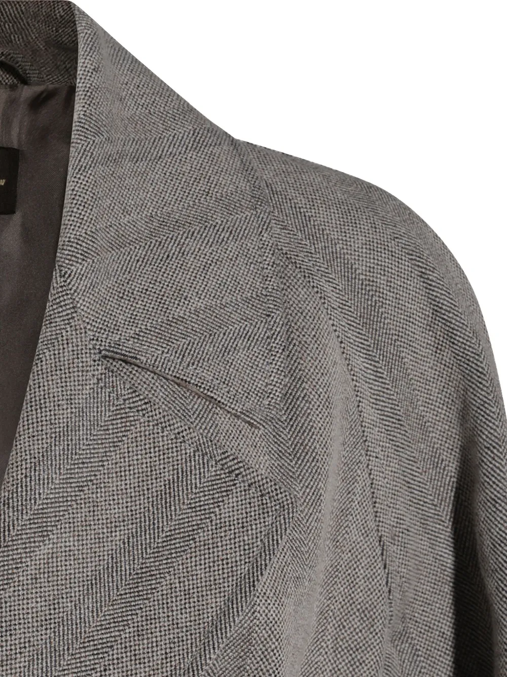 Loro Piana Trenchcoat met dubbele rij knopen Grijs