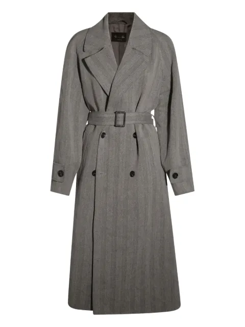 Loro Piana double-breasted trench coat