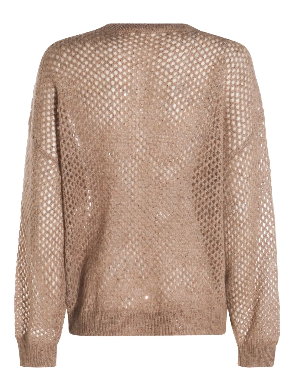 Brunello Cucinelli open-knit sweater | Knitted Sweaters | Image 2
