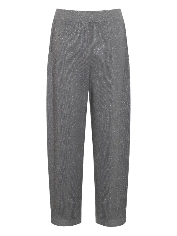 Brunello Cucinelli リブ パンツ | グレー | FARFETCH JP