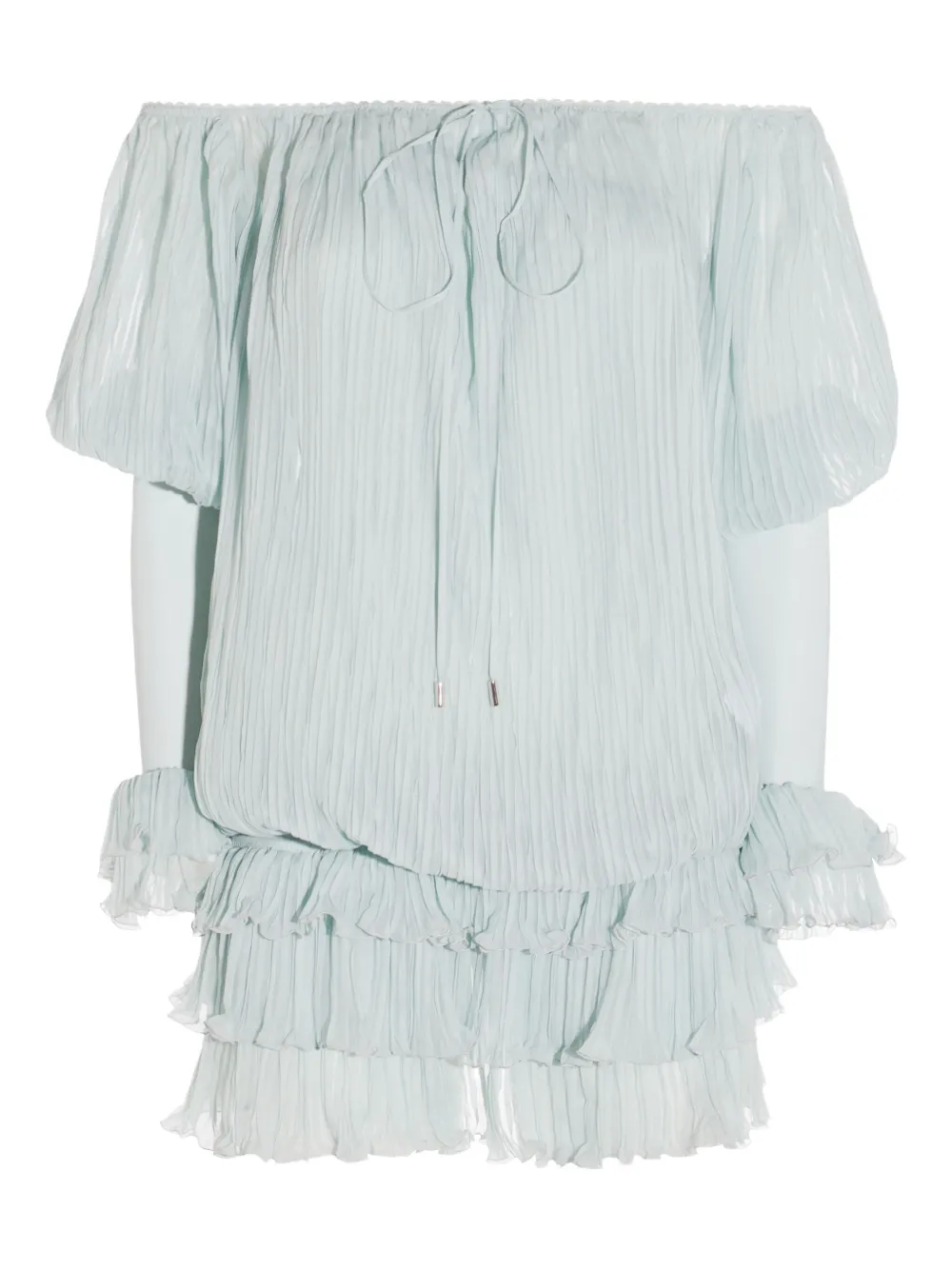 Blumarine robe à épaule dénudées | vert | Image 1