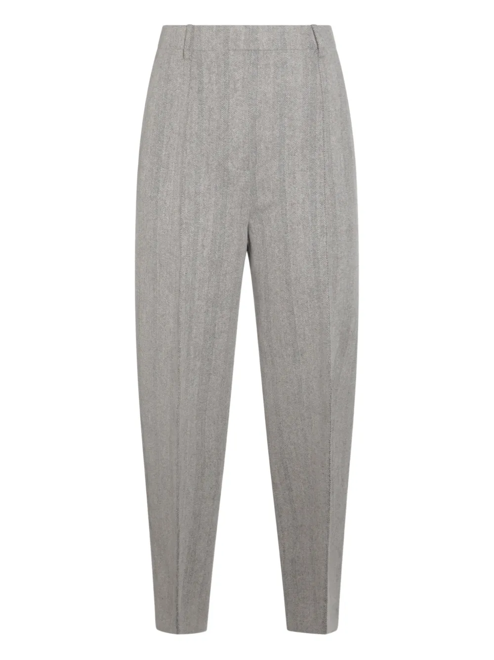 Loro Piana Zijden straight broek Grijs