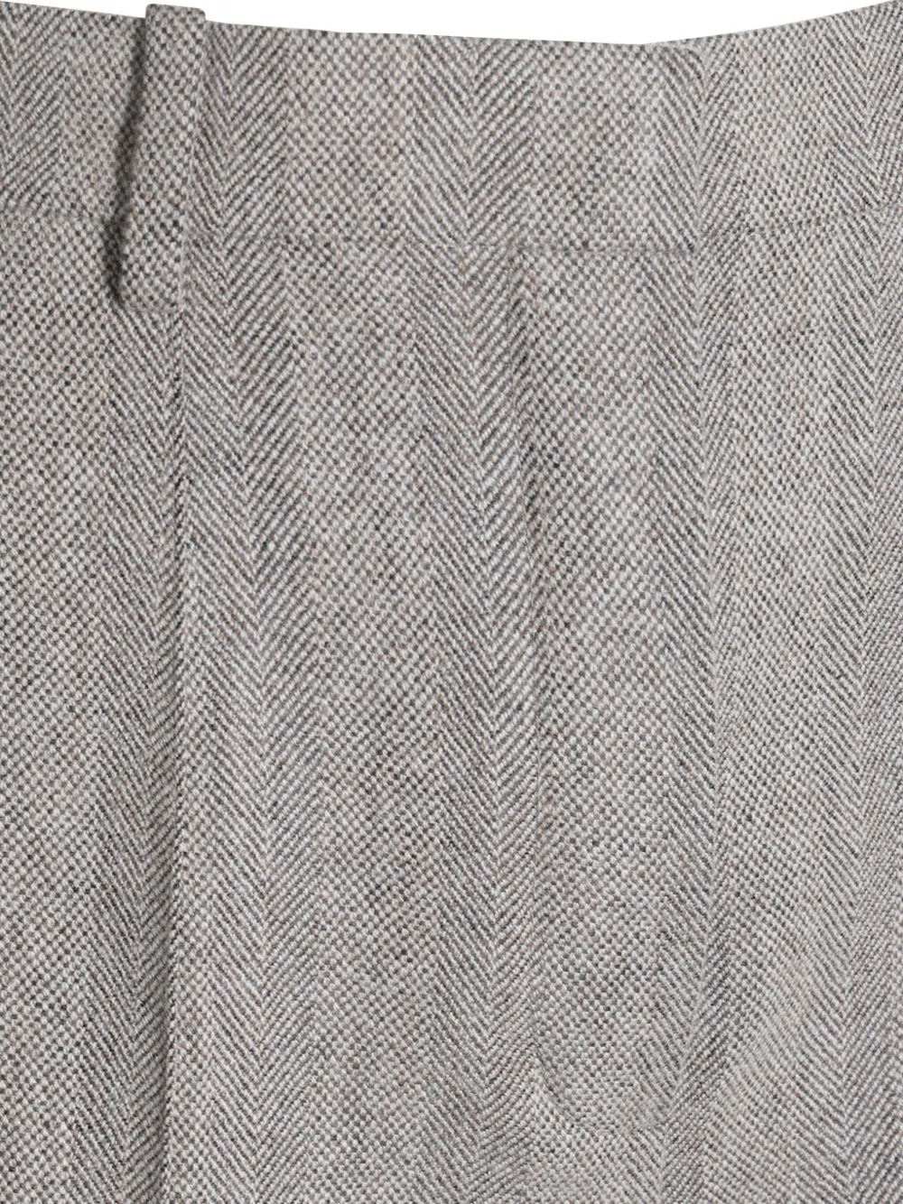 Loro Piana Zijden straight broek Grijs