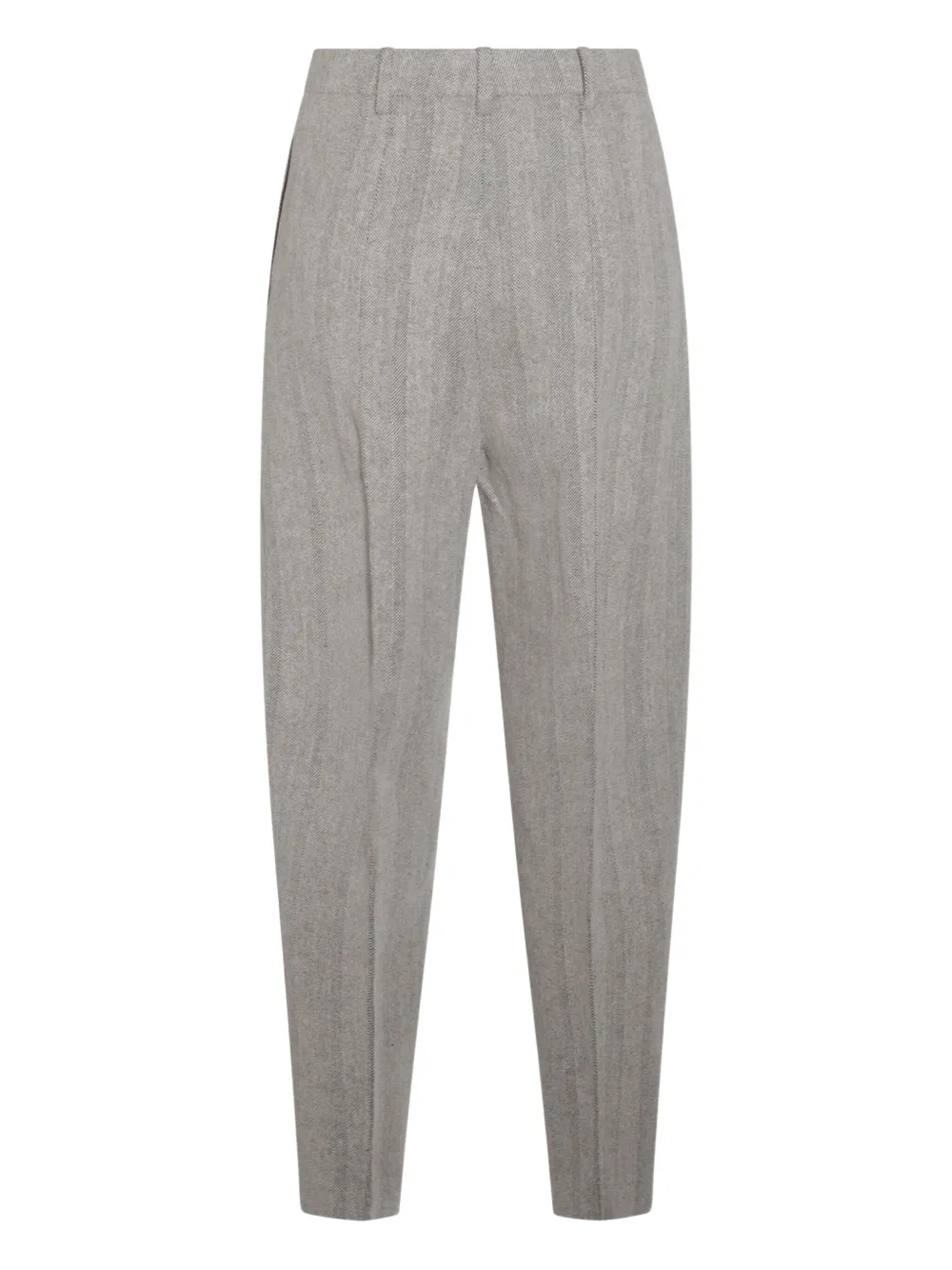 Loro Piana silk straight-leg trousers - Grijs