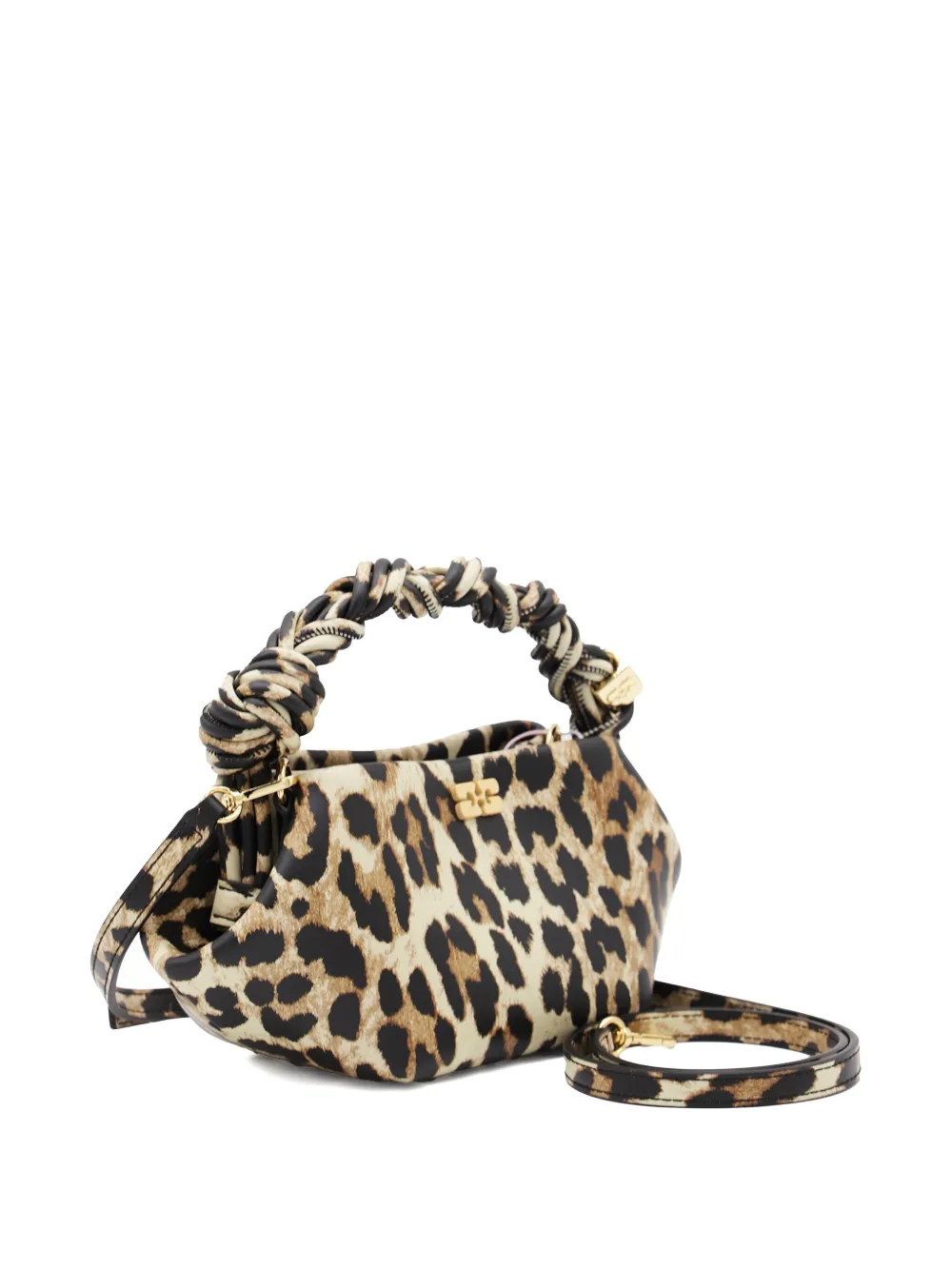 GANNI Bou kleine tas Beige