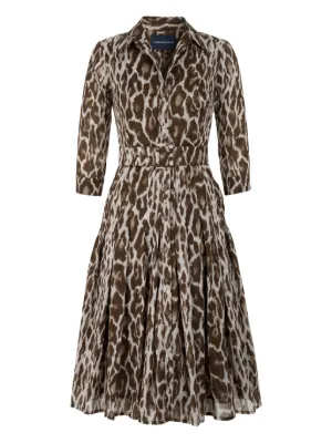 FENDI Brown Twill Dress | Brown