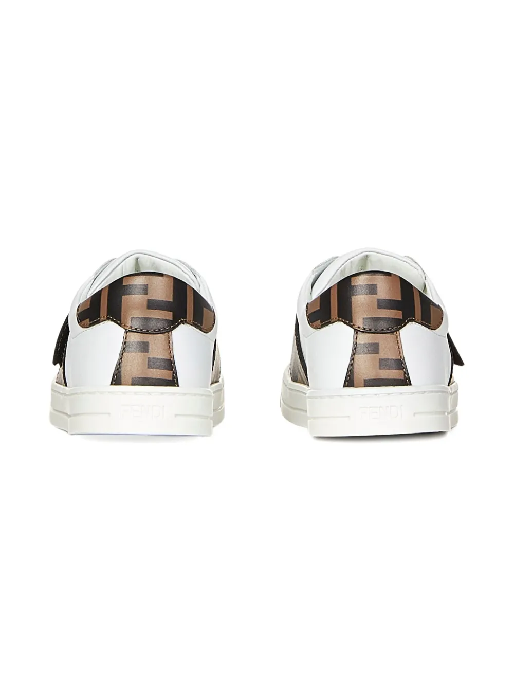 Fendi Kids logo-band sneakers White