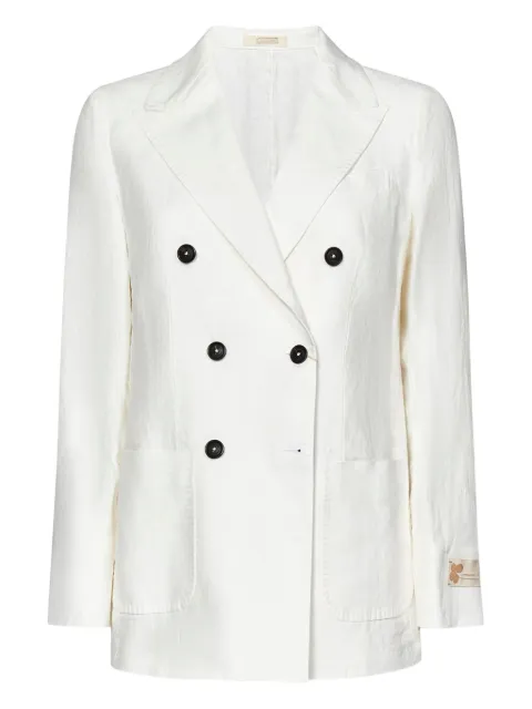 Massimo Alba peak-lapel six-button jacket