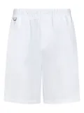 Low Brand elasticated-waist cargo shorts - White