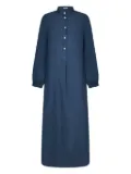 Massimo Alba chambray button-up dress - Blue