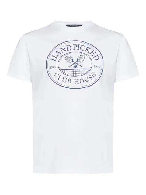 Hand Picked logo-print T-shirt