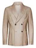 Hand Picked Maruggio double-breasted blazer - Brown