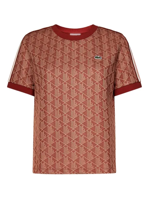 T-shirt à motif monogrammé - Lacoste - Modalova