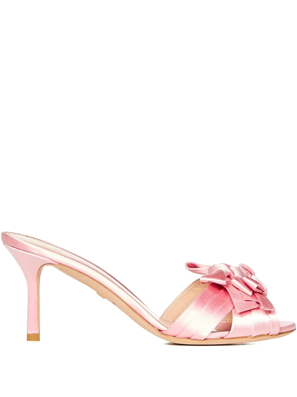 Giambattista Valli 75 mm satijnen muiltjes Roze